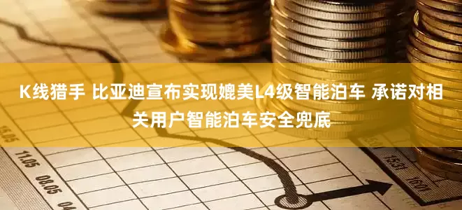 K线猎手 比亚迪宣布实现媲美L4级智能泊车 承诺对相关用户智能泊车安全兜底