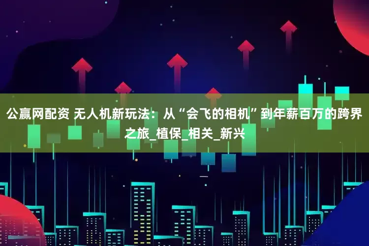 公赢网配资 无人机新玩法：从“会飞的相机”到年薪百万的跨界之旅_植保_相关_新兴